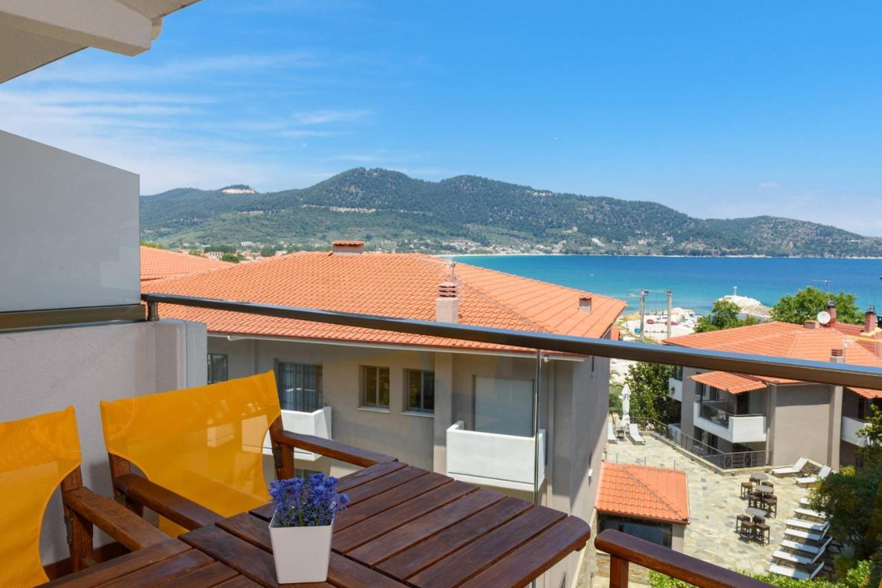 Zoe'S Sea View Apartment Скала-Потамиас Экстерьер фото