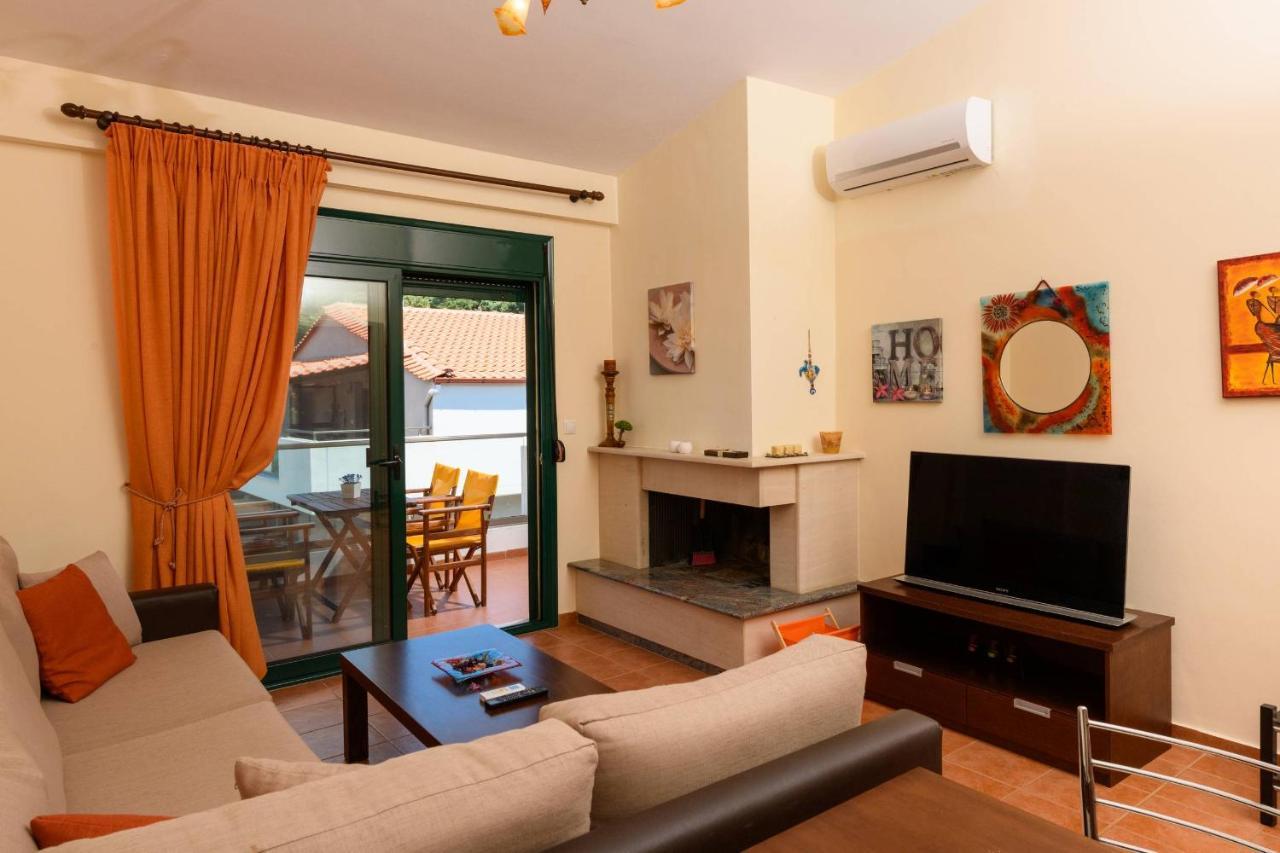 Zoe'S Sea View Apartment Скала-Потамиас Экстерьер фото